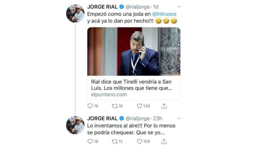 La broma de Jorge Rial