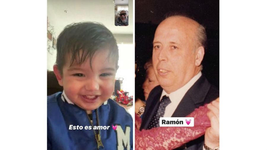 Francesco, nieto, y Ramón, padre de Jorge Rial