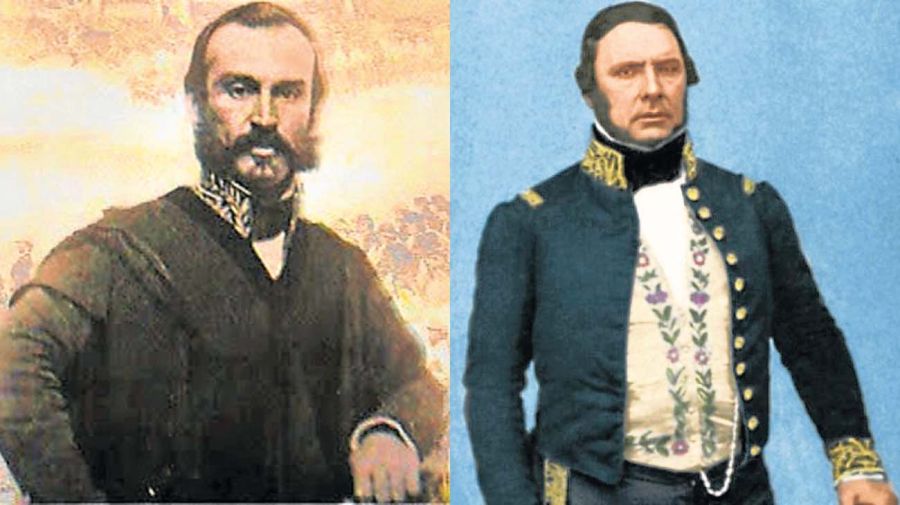 Enemistados. López Jordán mandó matar a Urquiza y ordenó el atentado contra Sarmiento, furioso por el acercamiento entre ellos.