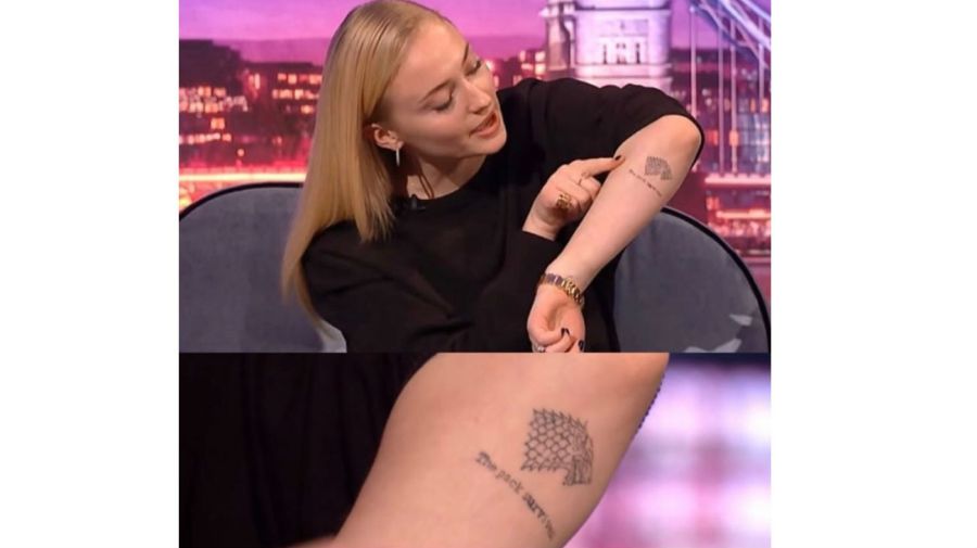 El tatuaje de Sophie Turner en honor a GOT