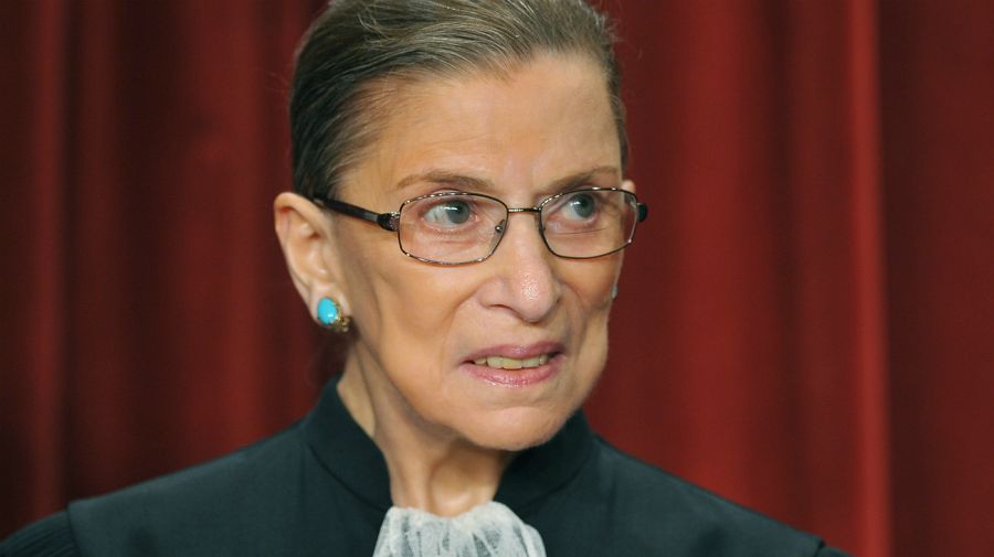Ruth Bader Ginsburg, jueza de la Corte Suprema de los Estados Unidos.