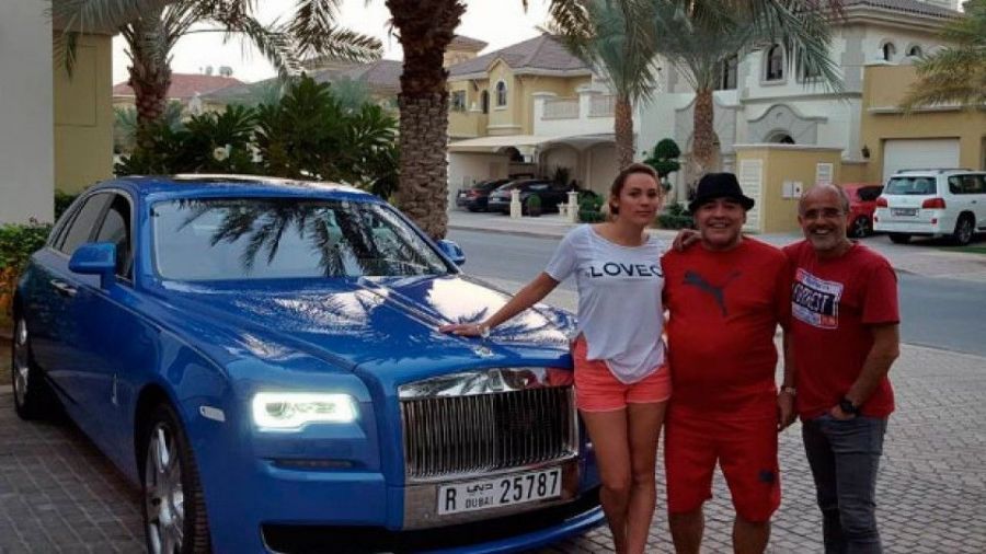 El Rolls Royce de Maradona en Dubai
