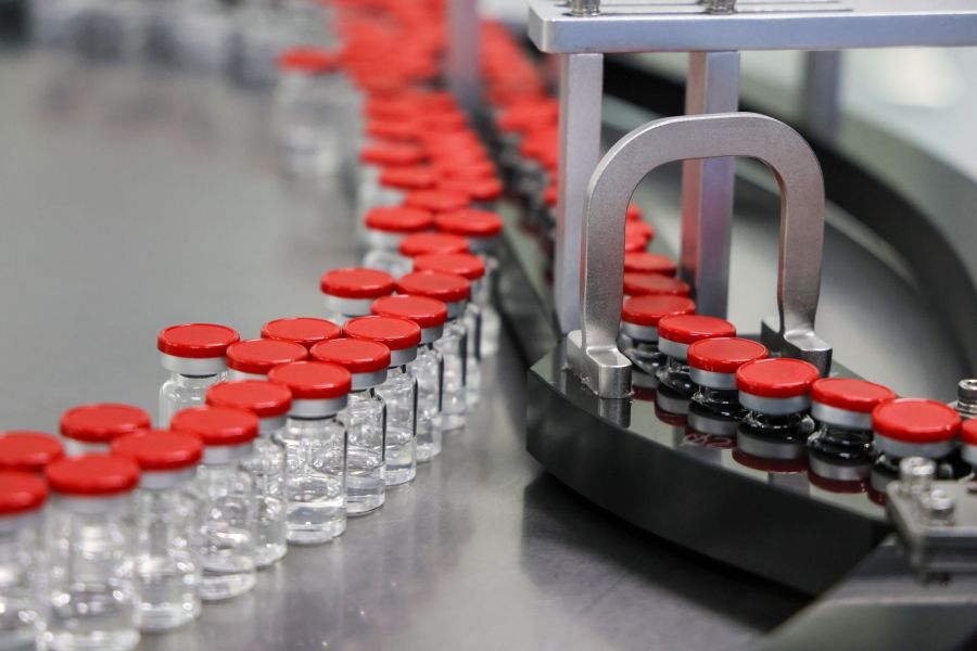 Production of Russia's Sputnik V Vaccine at Biocad Facility