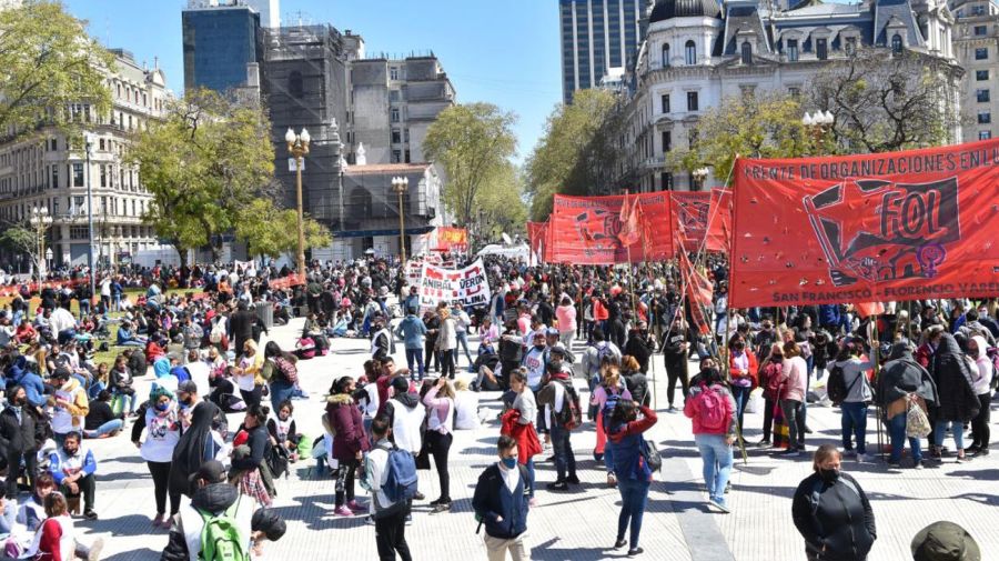Movilización de Organizaciones sociales por Plaza de Mayo 20210921