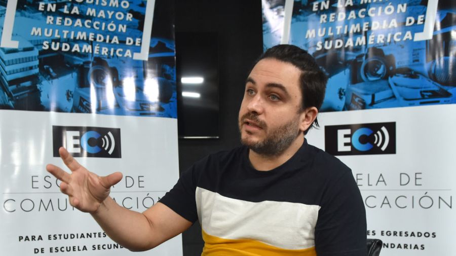 Ramiro Marra fue entrevistado por estudiantes de Periodismo de Perfil Educación