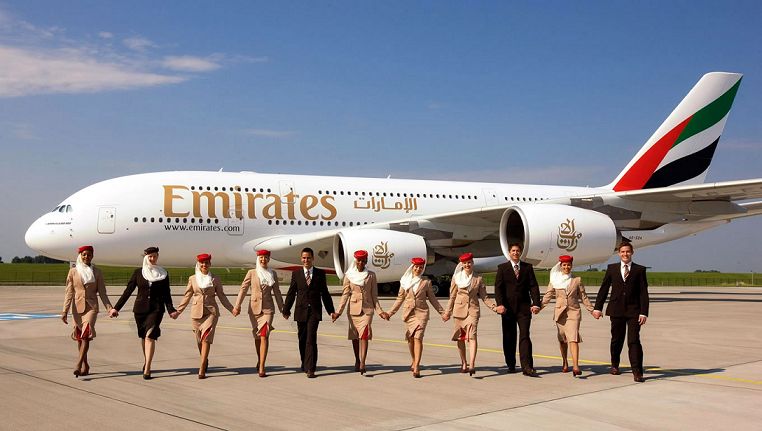 Tripulantes empresa Emirates