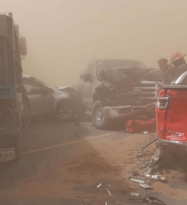 Imagenes del accidente en la Autopista Córdoba - Rosario