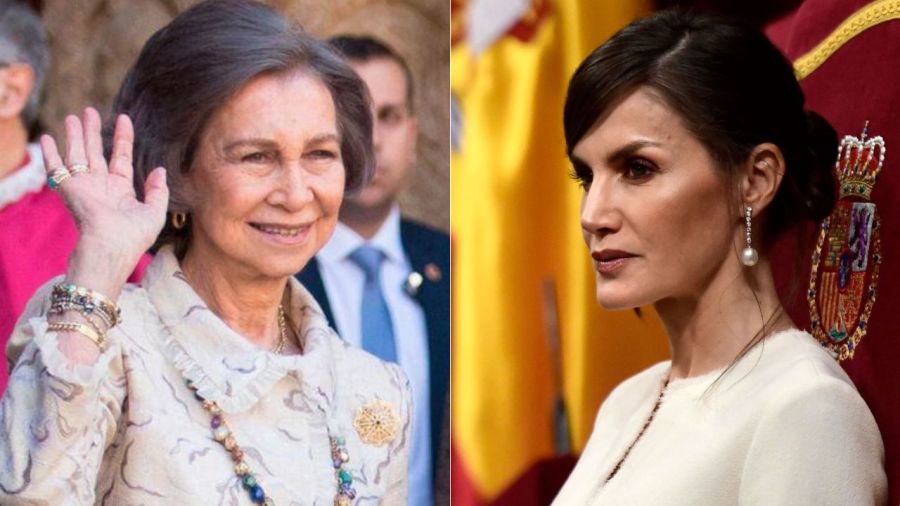 Sofía de Grecia y la reina Letizia