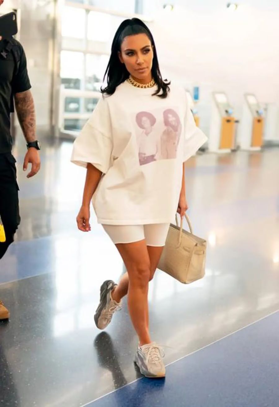 Kim Kardashian con la cartera Hermés