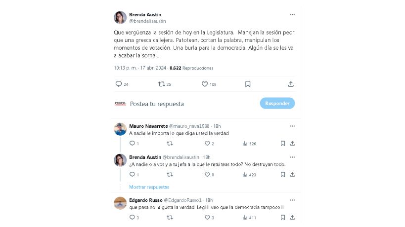 El tweet de Edgardo Russo