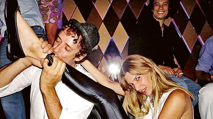 Gustavo Cerati y Chloé Bello