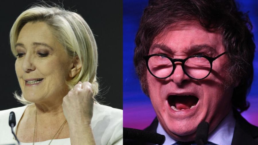 Le Pen y Milei