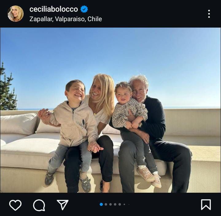 Cecilia Bolocco disfruta de sus 'casi nietos'