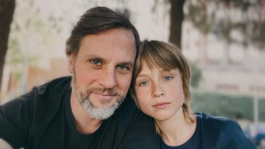 Gerónimo Rauch y su hijo Gael