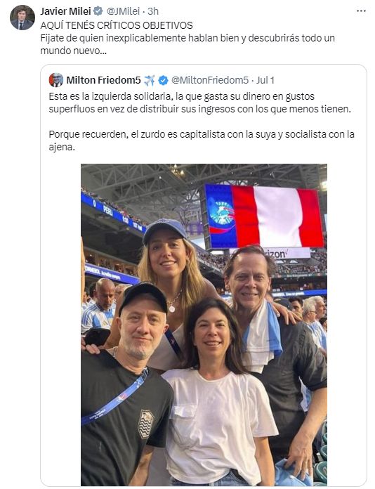 Ataque de Milei a periodistas