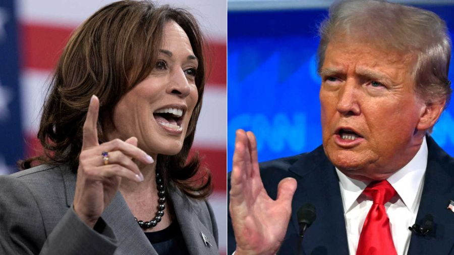 Donald Trump y Kamala Harris.