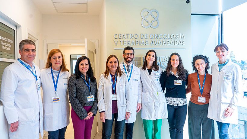 Equipo de profesionales del servicio de Oncología y Hematología de Hospital Privado Universitario de Córdoba