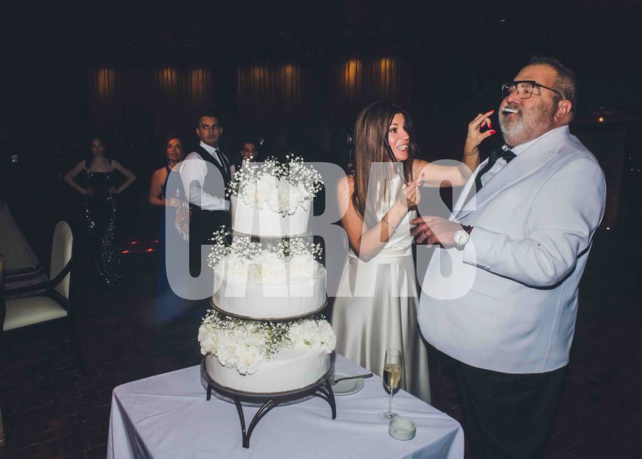 Jorge Lanata y Elba Marcovecchio en su boda