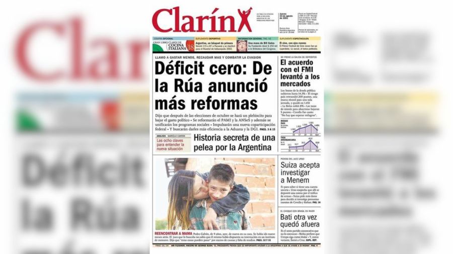 tapa Clarin