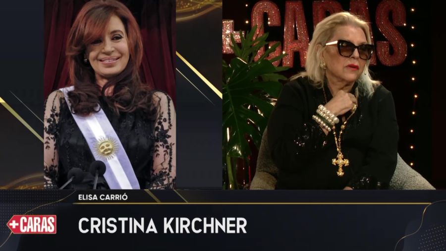 Lilita Carrió y Cristina Fernández de Kirchner