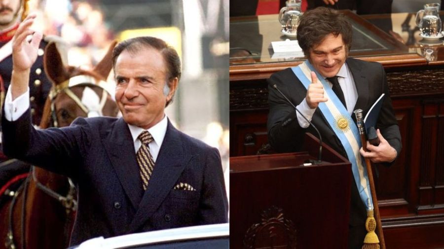 Menem y Milei