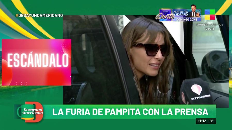 Pampita estalló contra la prensa