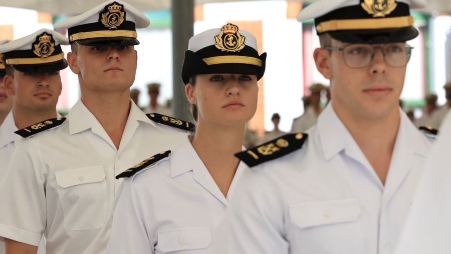 Princesa Leonor en la Escuela Naval de Marín