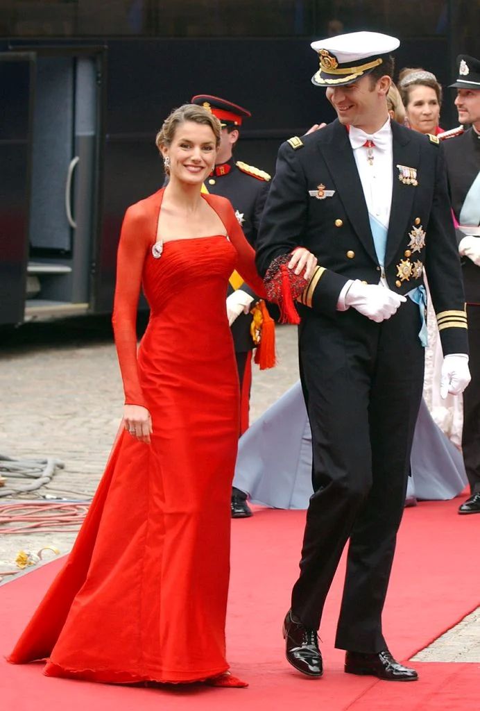 Felipe y Letizia en la boda de Federico y Mary de Dinamarca en 2004