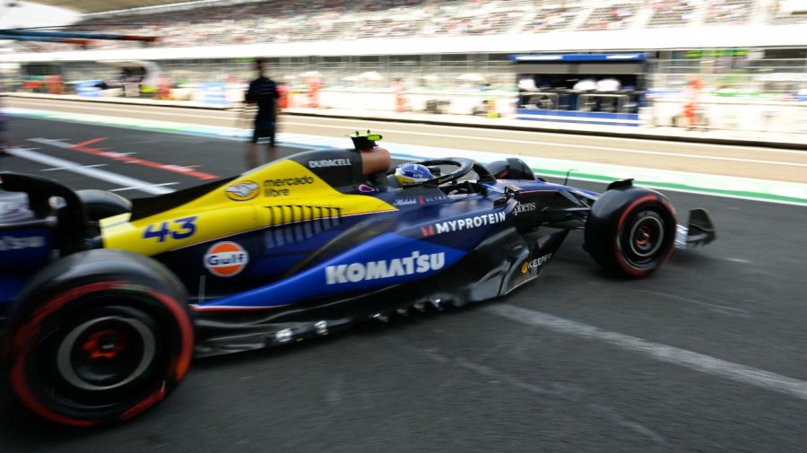 Franco Colapinto en las prácticas libres del GP de México