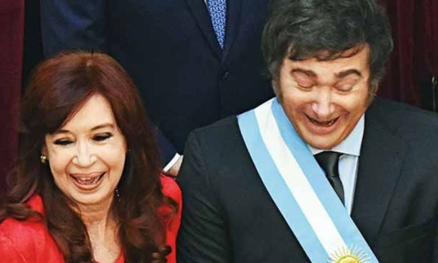 CFK y Javier Milei