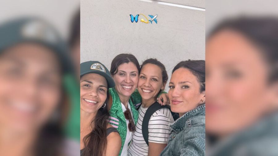 Paula Chaves y sus amigas