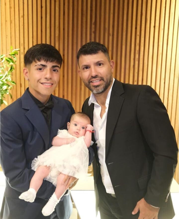 La familia Agüero de gala