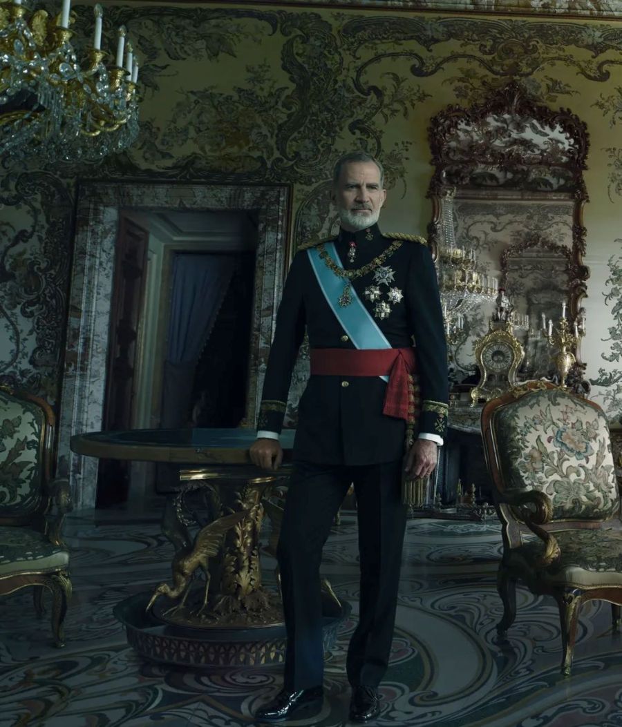 El rey Felipe, retratado por Annie Leibovitz.