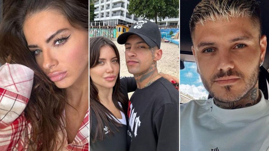 La China Suárez, Wanda Nara con L-Gante y Mauro Icardi