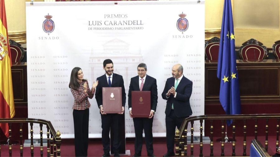 Letizia Ortiz en los Premios Luis Carandell