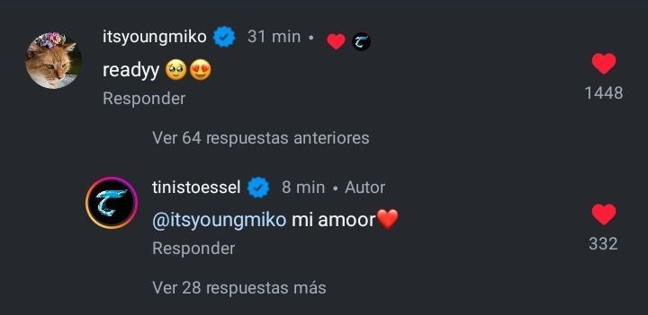 El comentario de Miko a Tini