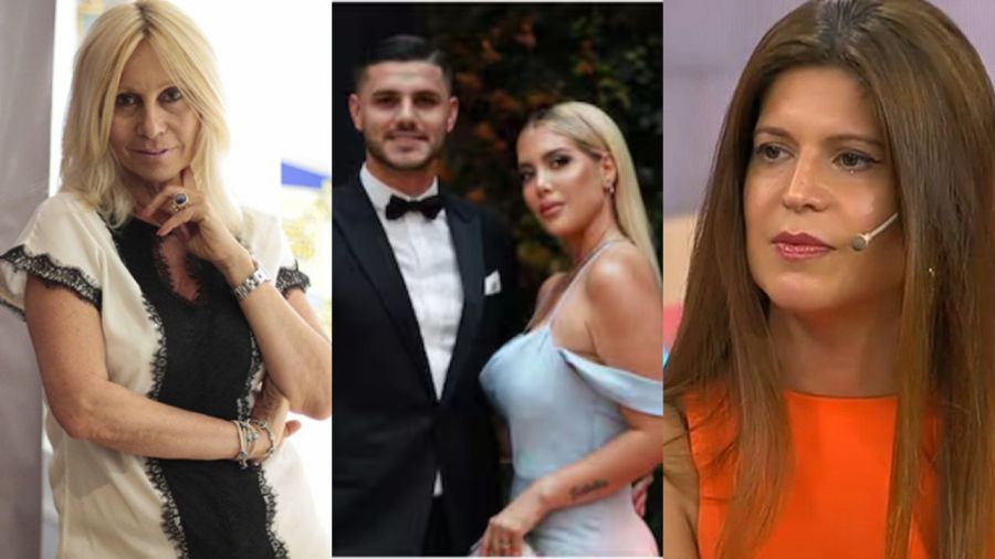 Ana Rosenfeld, Wanda Nara, Mauro Icardi y Elba Marcovecchio