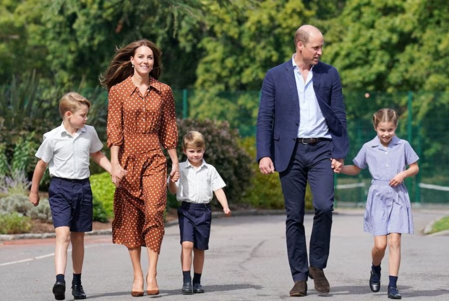 Kate y William junto a sus hijos