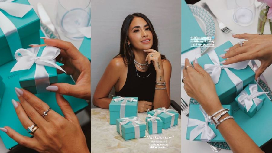 Las joyas Tiffany de Antonela Roccuzzo