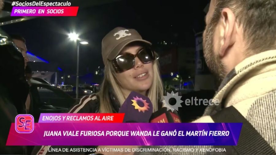 Wanda Nara le responde a Juana Viale