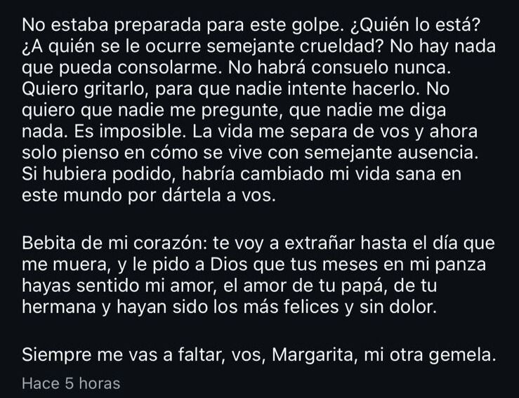 El mensaje de Cata de Elía