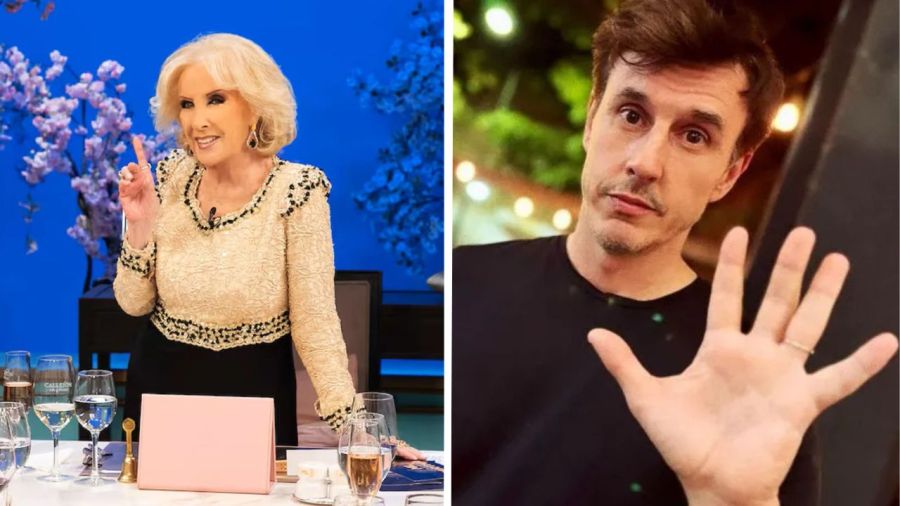 Roberto García Moritán y Mirtha Legrand tuvieron un fuerte cruce