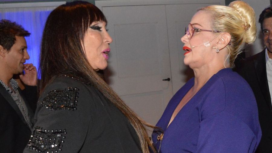 Moria Casán y Carmen Barbieri