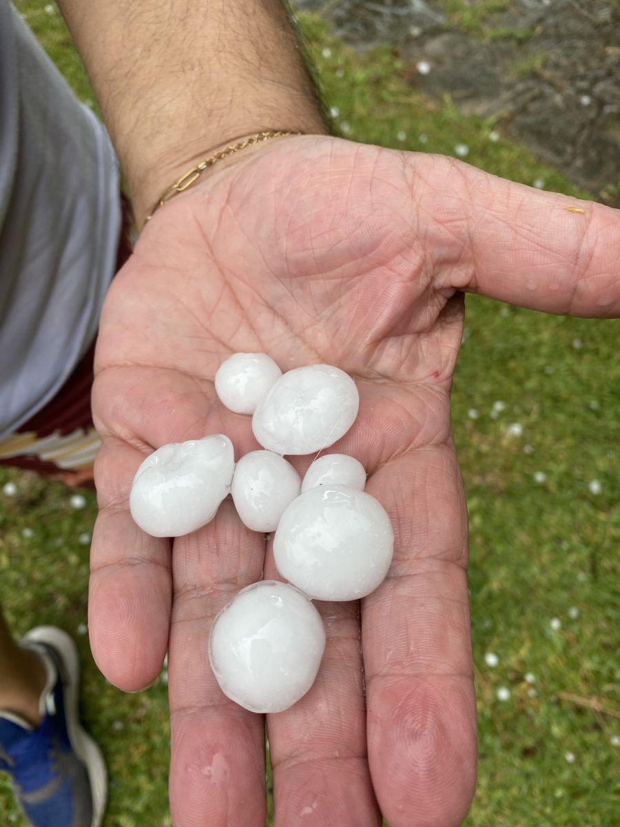 Granizo en Miramar