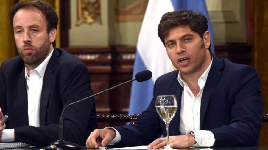 Axel Kicillof y Pablo Julio López