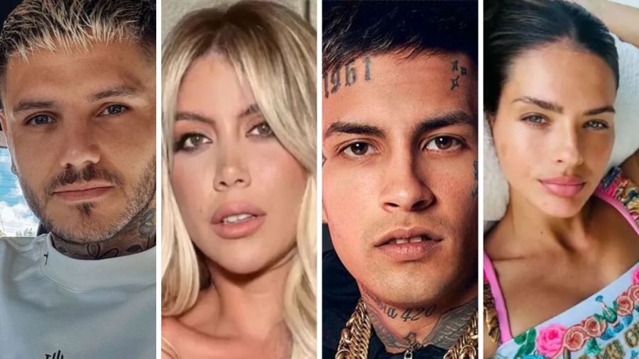 Mauro Icardi, Wanda Nara, L-Gante y la China Suárez