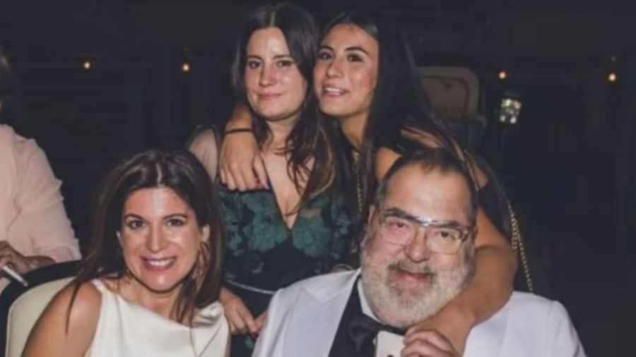 Elba Marcovecchio, Jorge, Bárbara y Lola Lanata