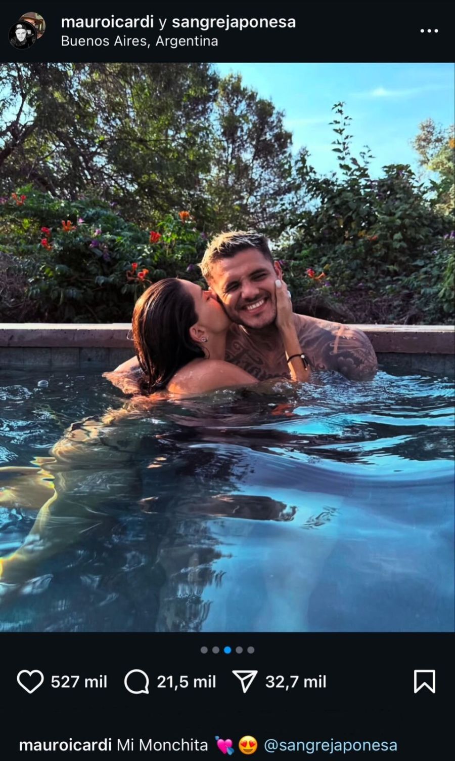 Mauro Icardi y la China Suárez