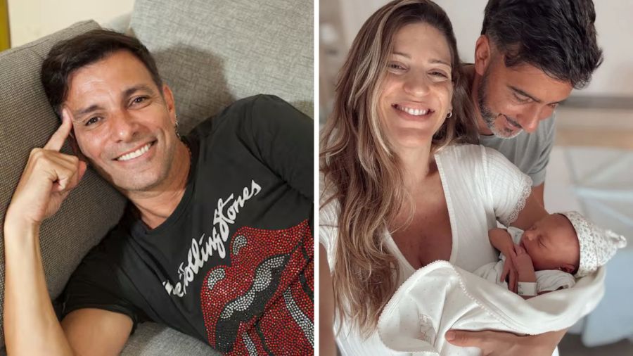 Martín Bossi es el padrino de Amanda Hoppe, la hija de Macarena Rinaldi y Federico Hoppe