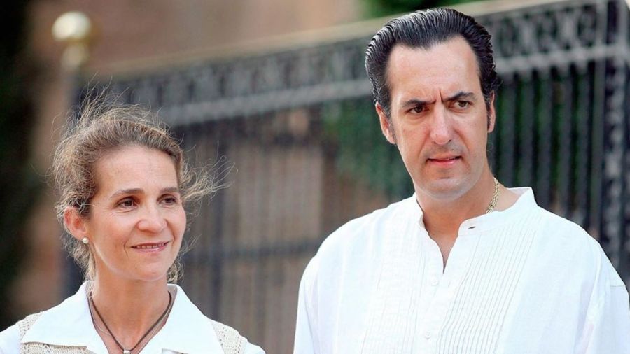 Jaime de Marichalar y la infanta Elena